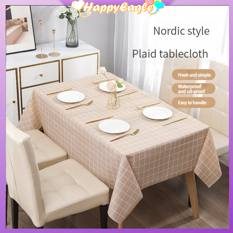 Table Cover Plain Disposable Party Tablecloth PE Plastic Cloth Birthday