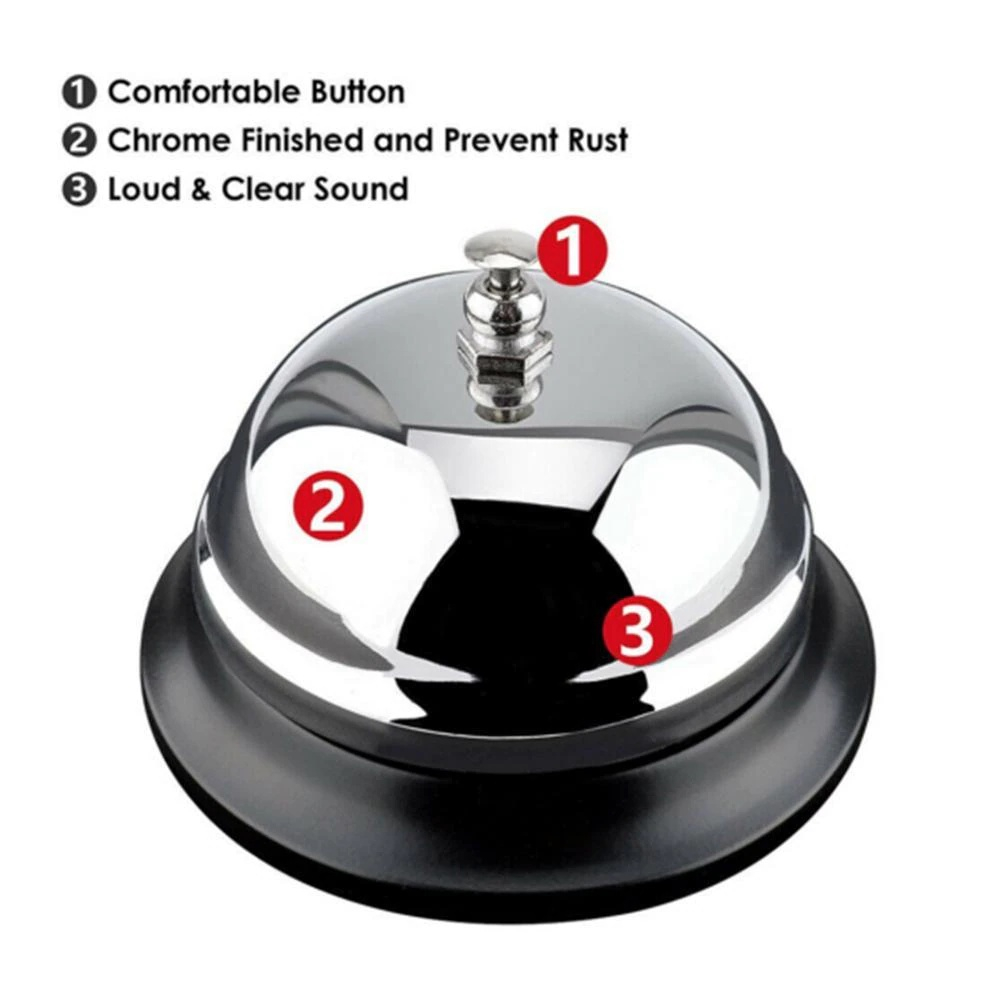 Desktop Call Bell Front Desk Bell Suitable for Office | Shopee Philippines