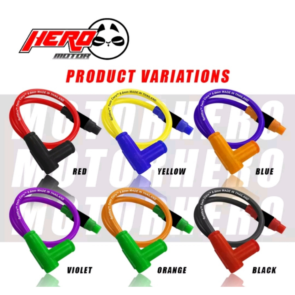 SPLIT FIRE TWIN CORE FOR MOTORCYCLE UNIVERSAL MADE IN THAILAND | Shopee ...