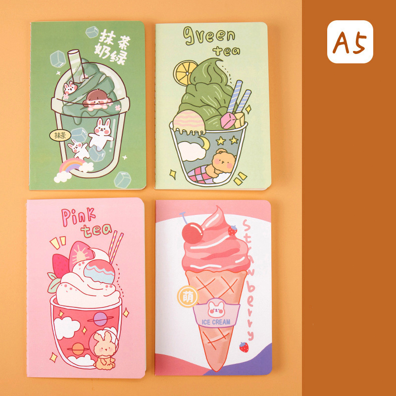 A5 INS Cartoon Creative Notebook 1PC 30Sheets School Office Stationery ...