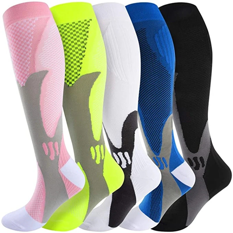 Running Compression Socks Stockings Men Women Sports Socks for Cycling ...