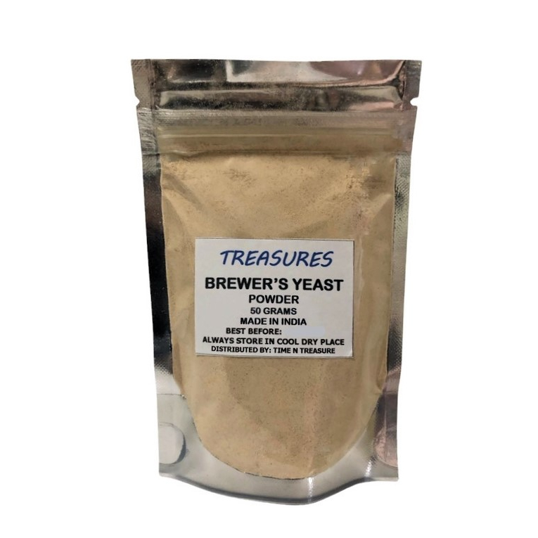 Treasures Brewer's Yeast Dried Powder 100 Pure From India (50g