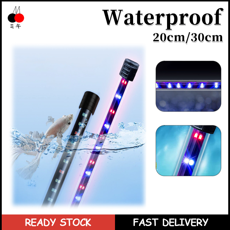 Aquarium Led Light Fish Tank Bubble Light Submersible Light Fish Tank ...