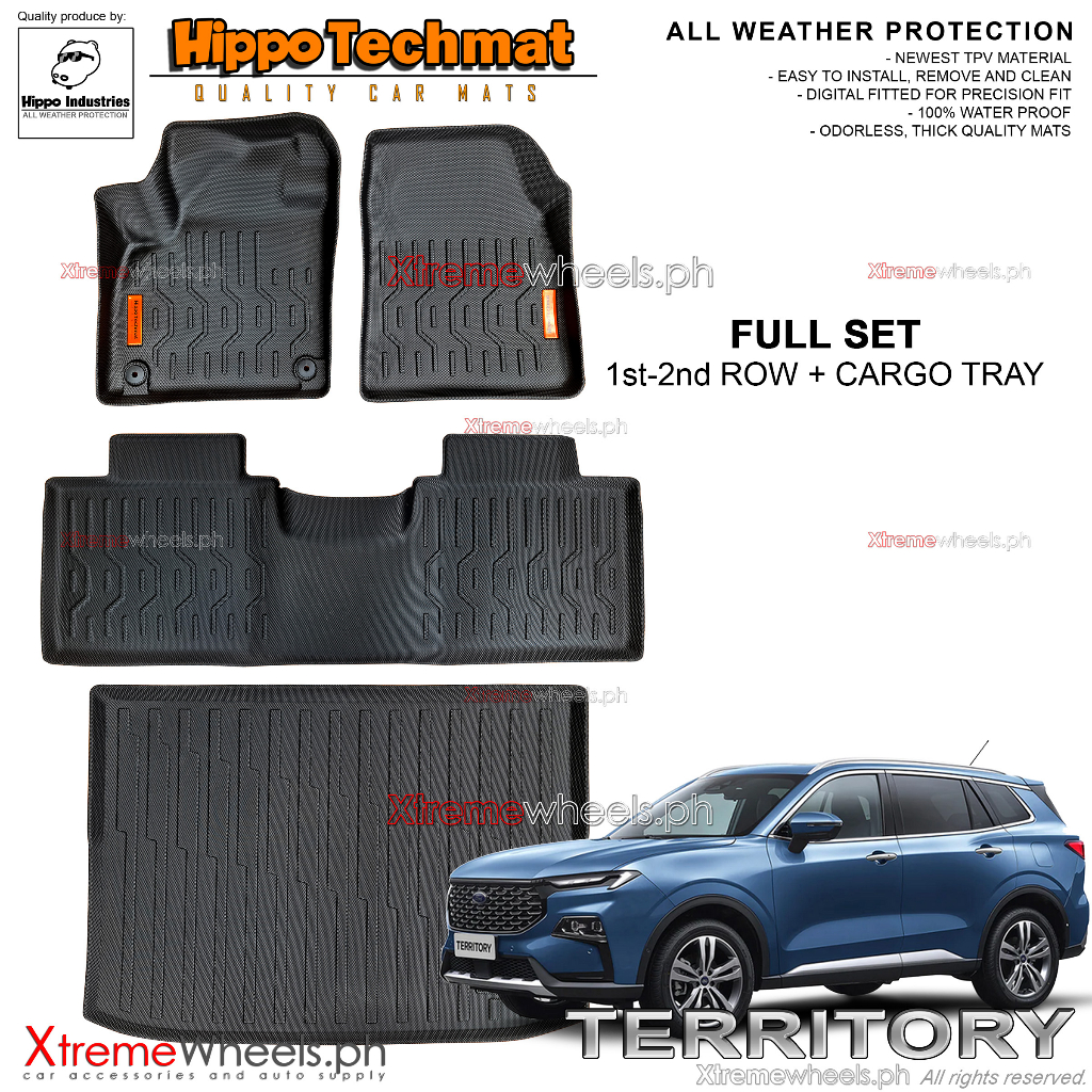 All New Ford Territory 2024 V2 Hippo Brand Deep Dish Matting (Ford Territory Accessories