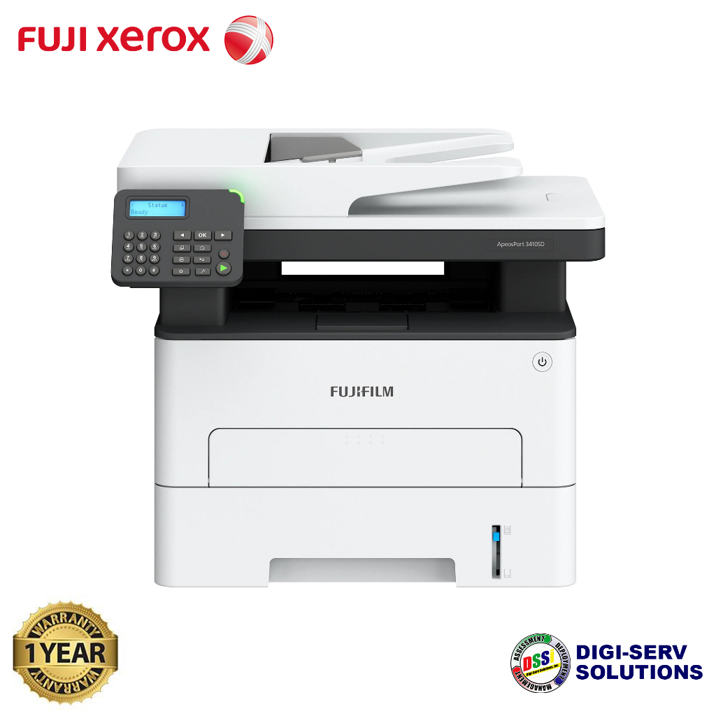 Fuji Xerox ApeosPort 3410SD A4 Monochrome Multifunction Printer, Built ...