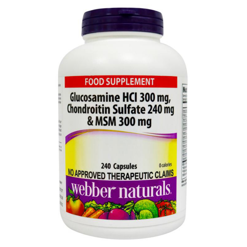 ber Naturals Triple Action Glucosamin HCI 300mg, Chondroitin Sulfate