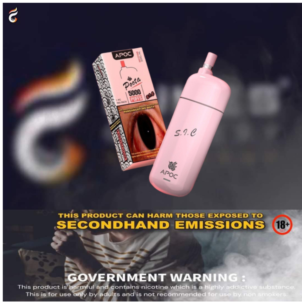 APOC P00TA 5000 PUFFS DISPOSABLE PODS | Shopee Philippines