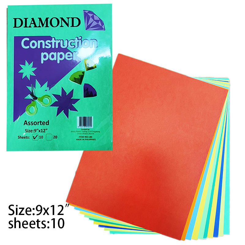 Diamond Construction paper 9x12 10/20sheets | Shopee Philippines