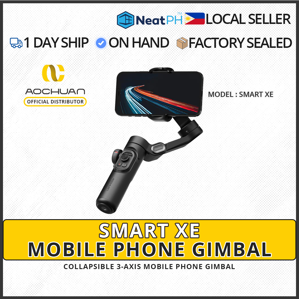 Aochuan Smart XE Handheld 3 Axis Gimbal Phone Stabilizer Bluetooth for ...
