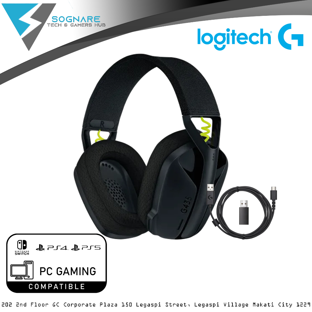 Logitech G435 Lightspeed Wireless Gaming Headset Shopee Philippines