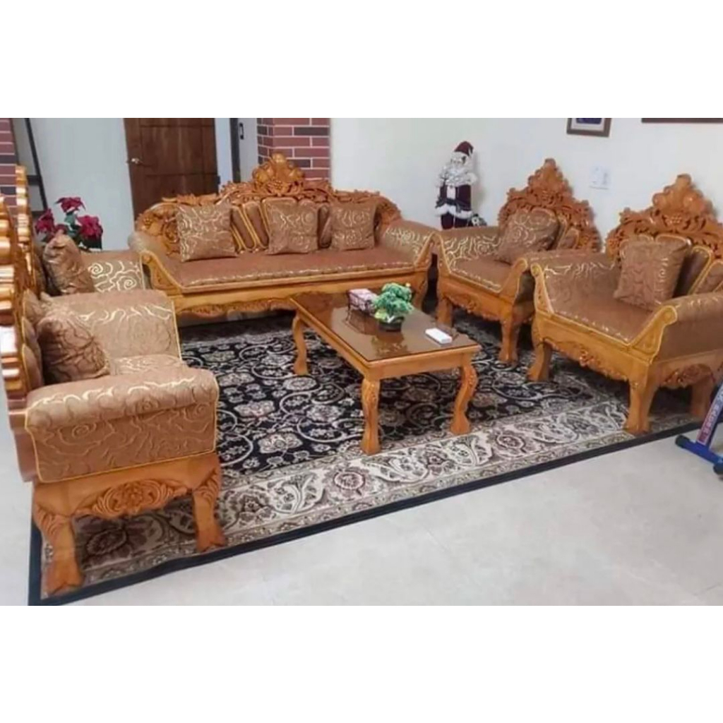 Brand New Narra wood Sala sofa set Shopee Philippines
