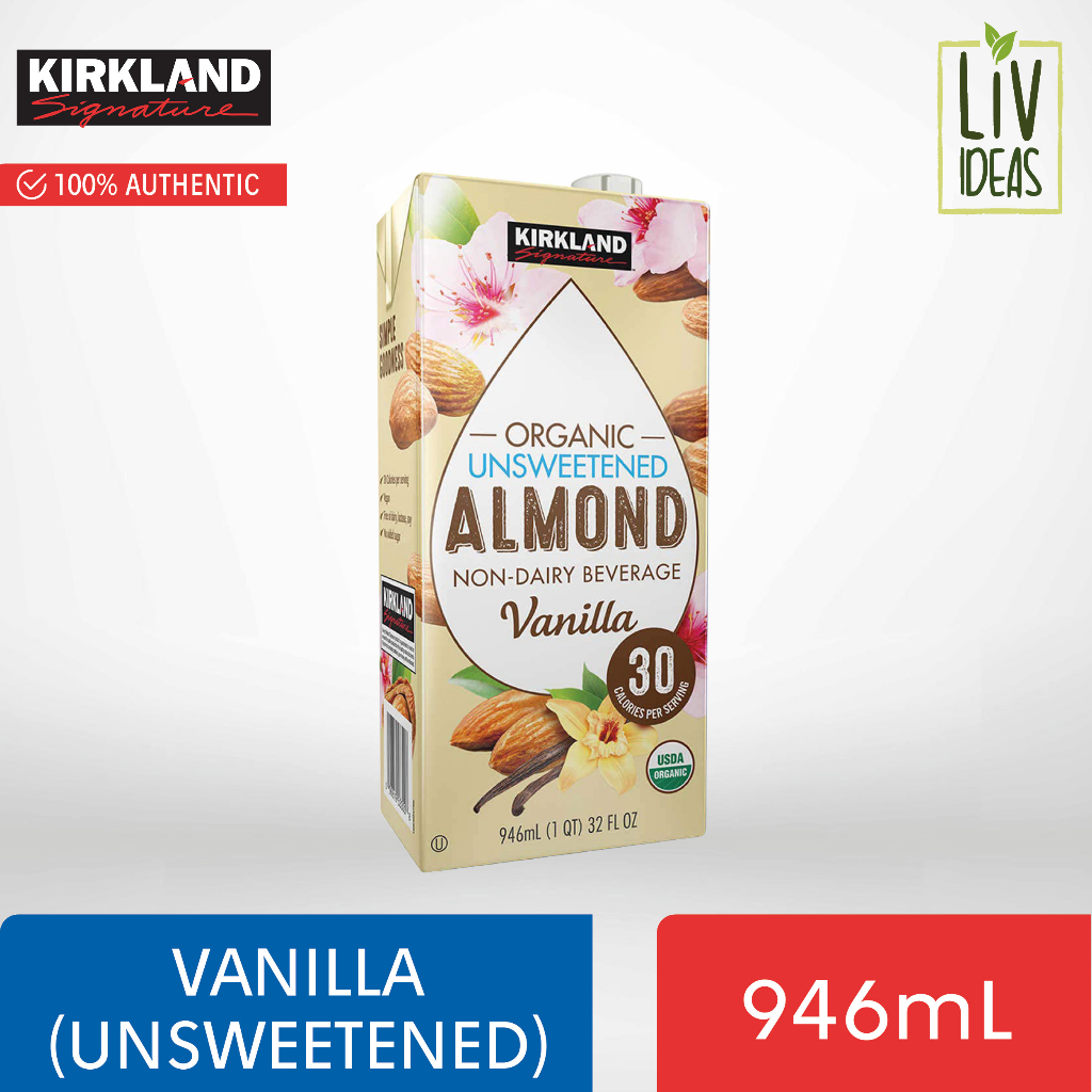 Kirkland Signature Organic Unsweetened Almond Milk (Vanilla Flavor