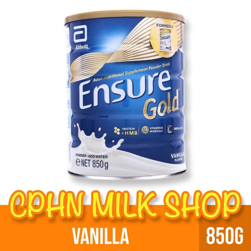 Ensure Gold Hmb Vanilla 850g For Adult Nutrition Shopee Philippines