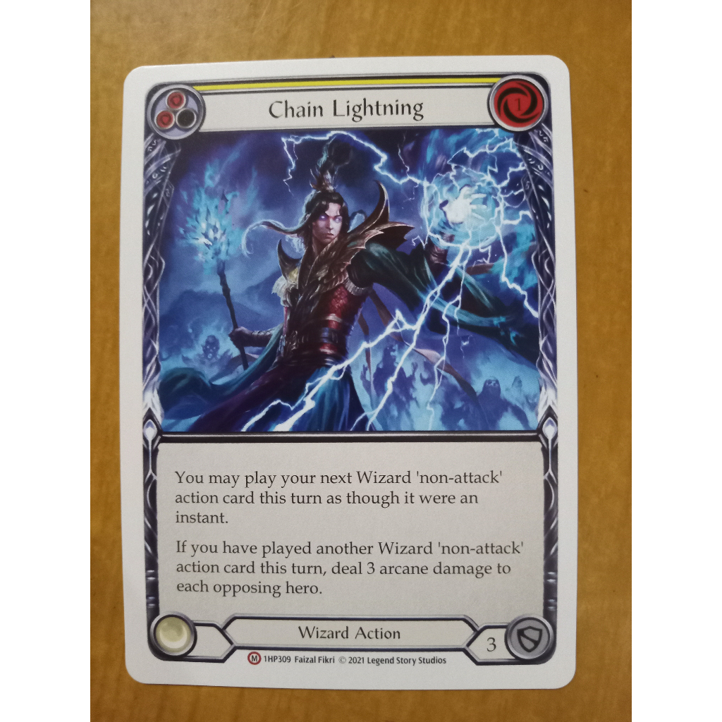 FAB Flesh and Blood TCG Chain Lightning History Pack Vol 1 Majestic