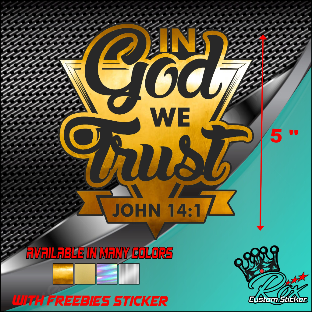 bible verse sticker design1 diecut machine cut waterproof | Shopee ...
