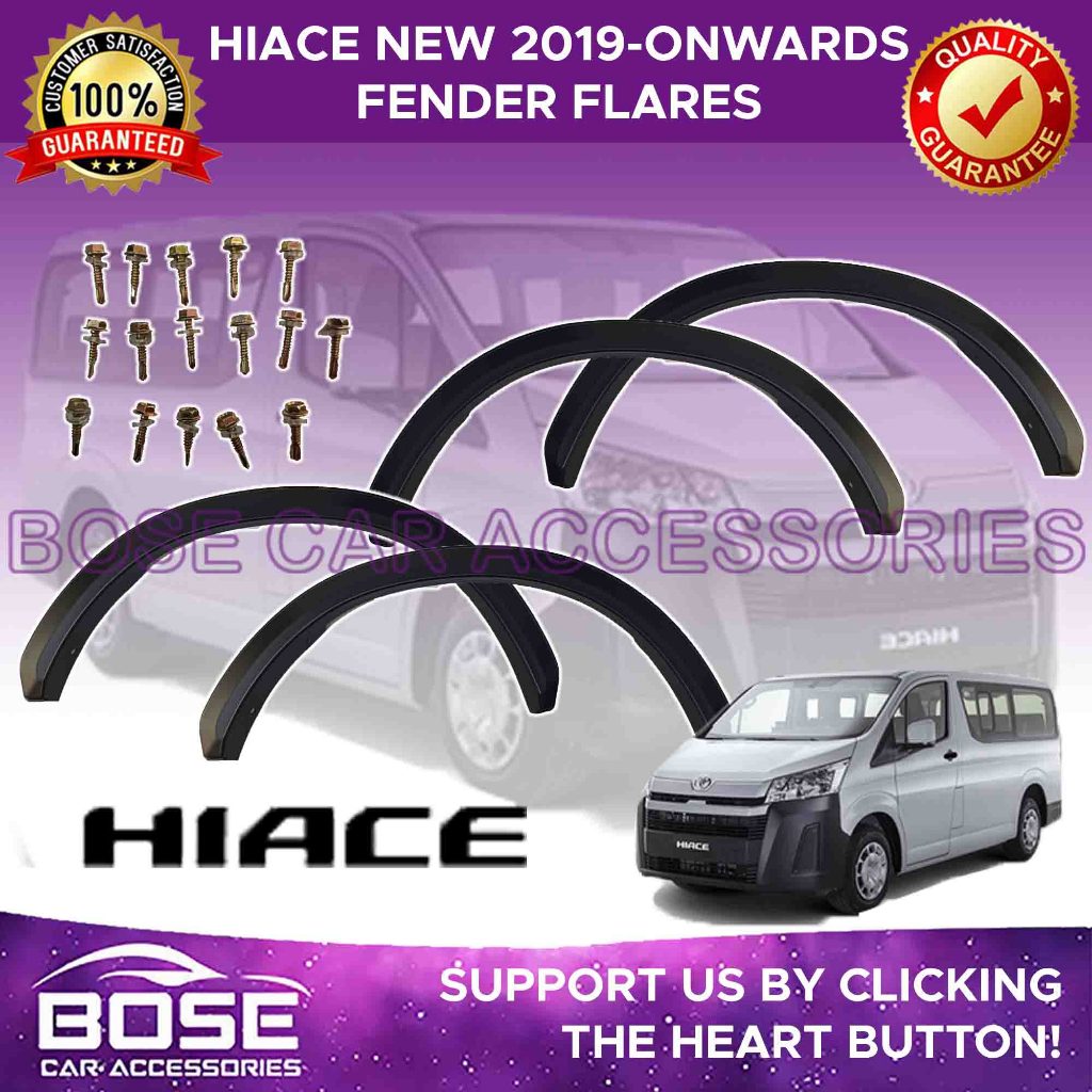Fender Flare for Toyota Hiace 2019 2022 Slim Type Fender Flares