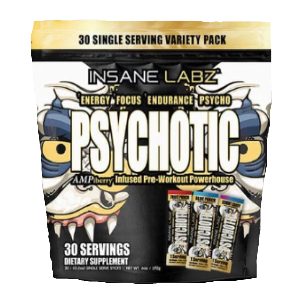 Insane Labz Psychotic Gold Variety Pack 30 Servings | Shopee Philippines