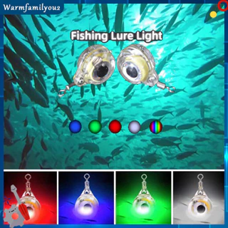 5 color】Fishing Lure Light Deep Drop Underwater 3D Eye Shape