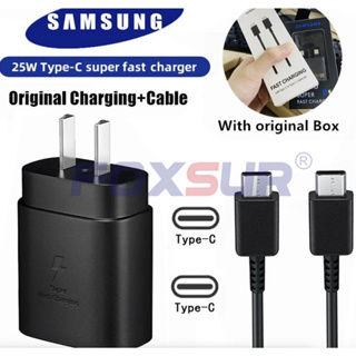 For Samsung 25W Super Fast Charger Usb Type C Cargador galaxy s24 s23 plus  s22 S21 A54 A71 A70 S20 FE A34 Power Adapter