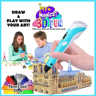 2023 New Best Kids 3d Pens Set 3d Printing Pen With 12 Colors Pla F