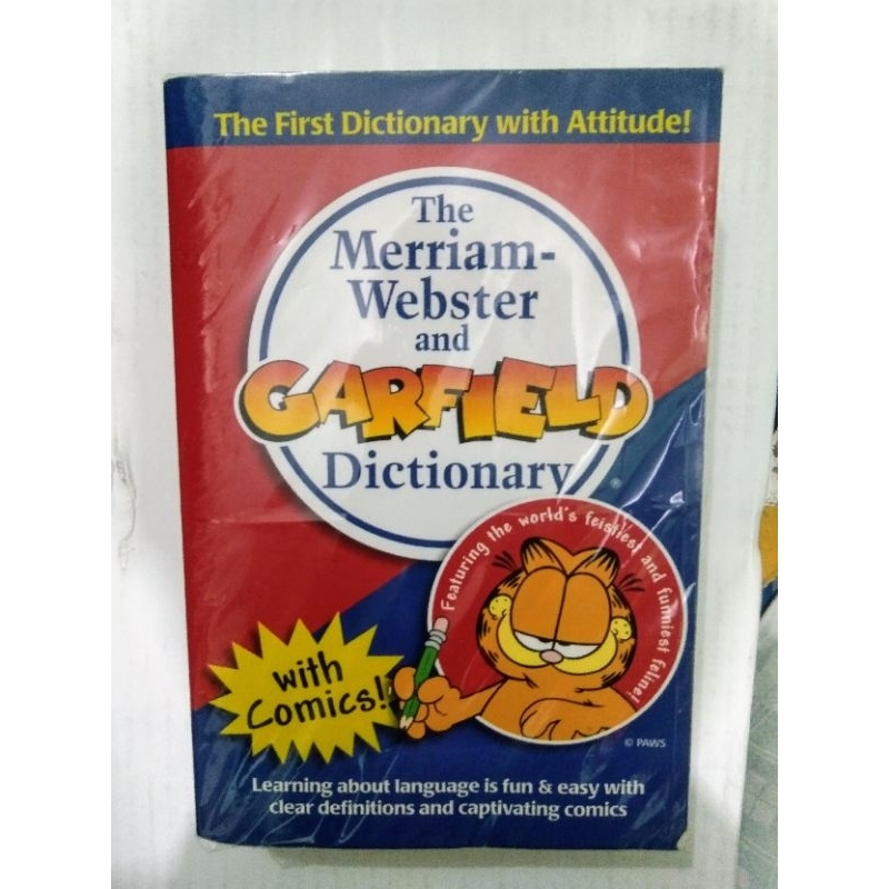 The Merriam Webster and Garfield Dictionary(softcover) | Shopee Philippines