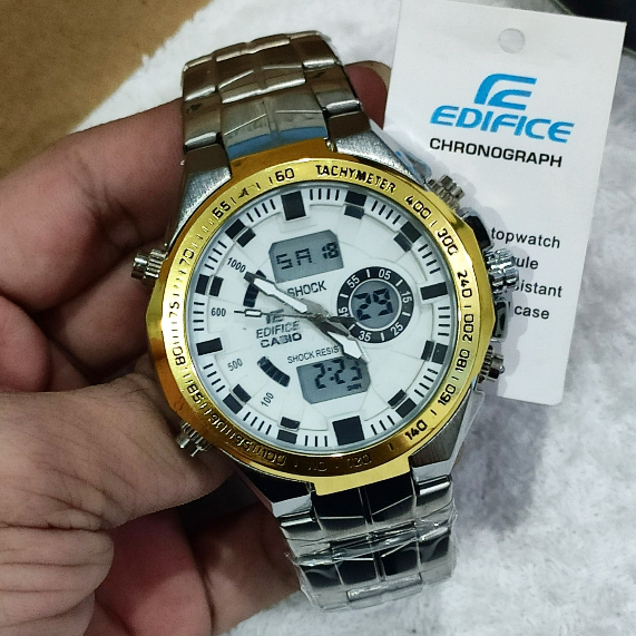 Best Seller G Shock Edlflce Dual Time Stainless Steel U.S Grade Japan Movement Quartz Water Resist