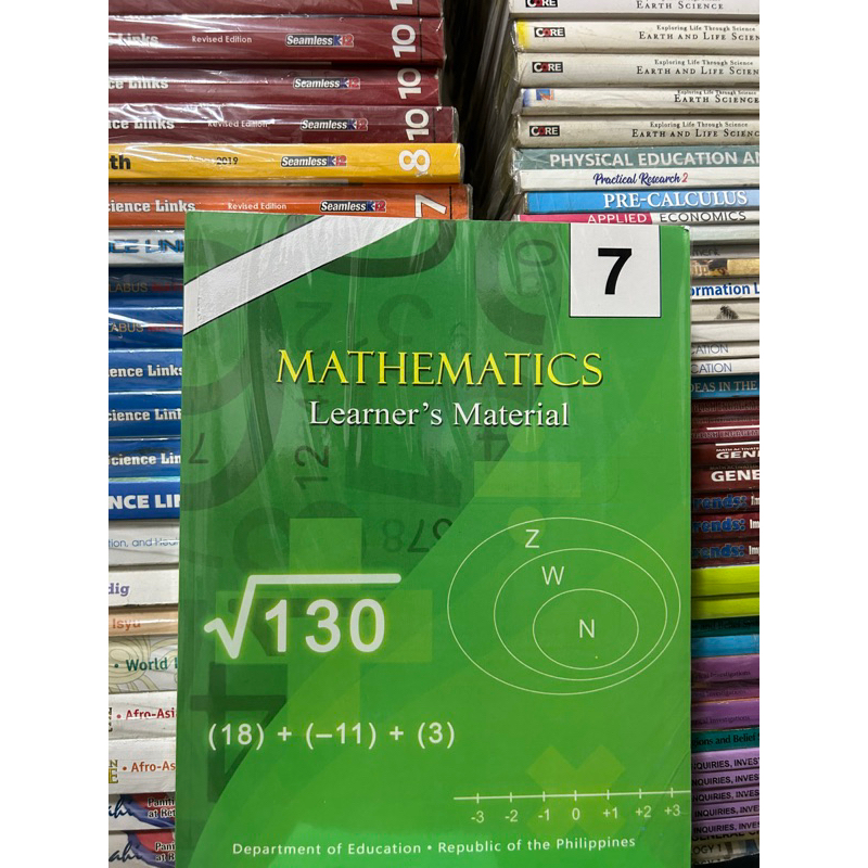 MATHEMATICS LEARNERS MATERIAL GRADE 7 Shopee Philippines