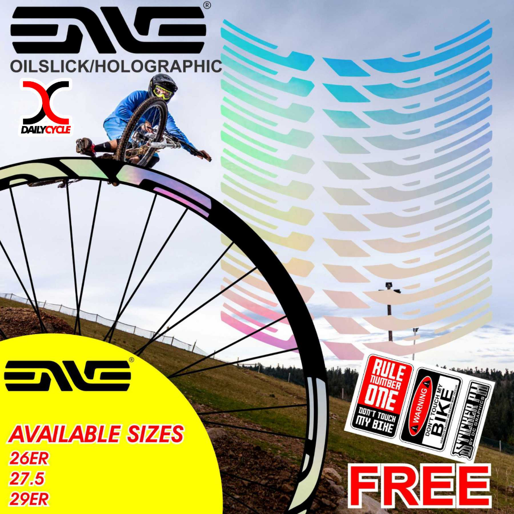ENVE OIL SLICK RIM STICKER FOR MTB 26er, 27.5, 29er | Shopee Philippines