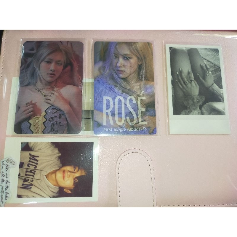 ROSÉ PHOTOCARD ALBUM INCLUSIONS (ONHAND) Shopee Philippines