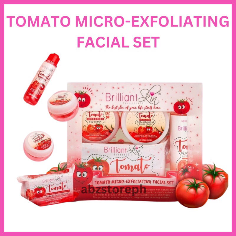 Tomato Micro Exfoliating Facial Set By Brilliant Skin Essentials Shopee Philippines 2483