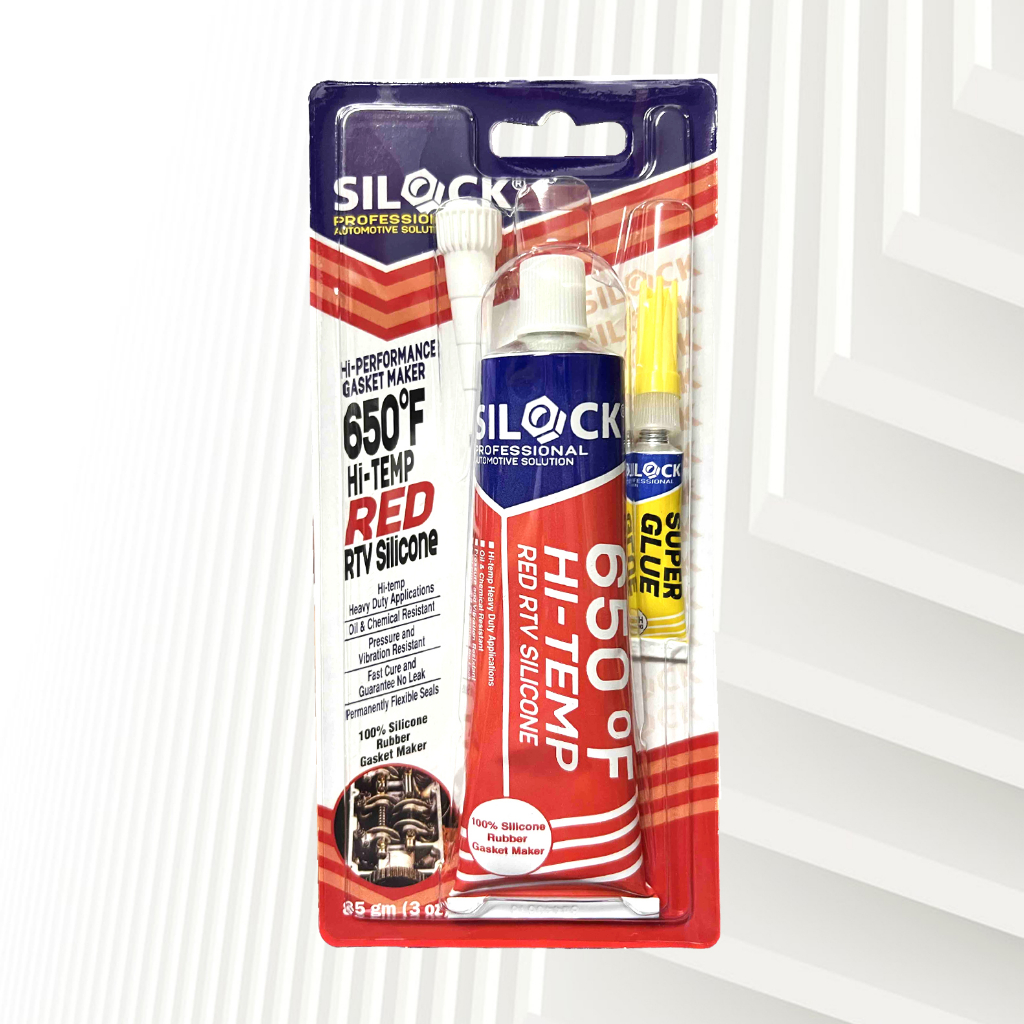 Silock RTV Silicone Gasket Maker HighTemp in 32g & 85g Shopee