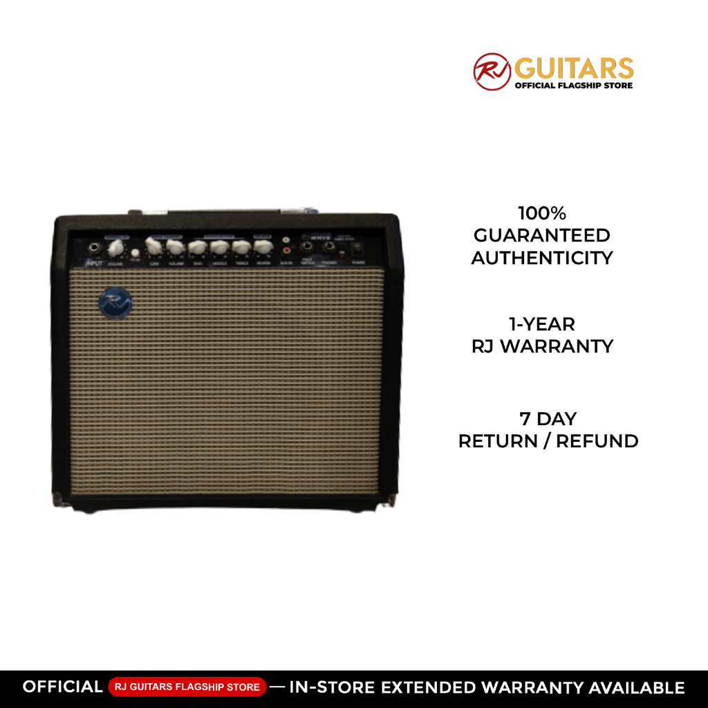 RJ Guitars Sound Wave Electric Guitar Amplifier 30 Watts Shopee