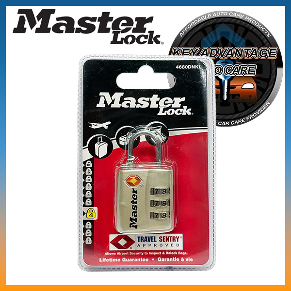 Master Lock Combination Luggage Lock 4680DNKL TSA Approved - Main Image