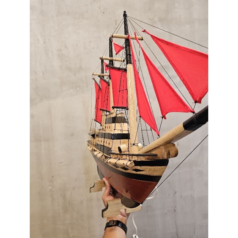 Wooden Ship Model Made of Philippines | Shopee Philippines