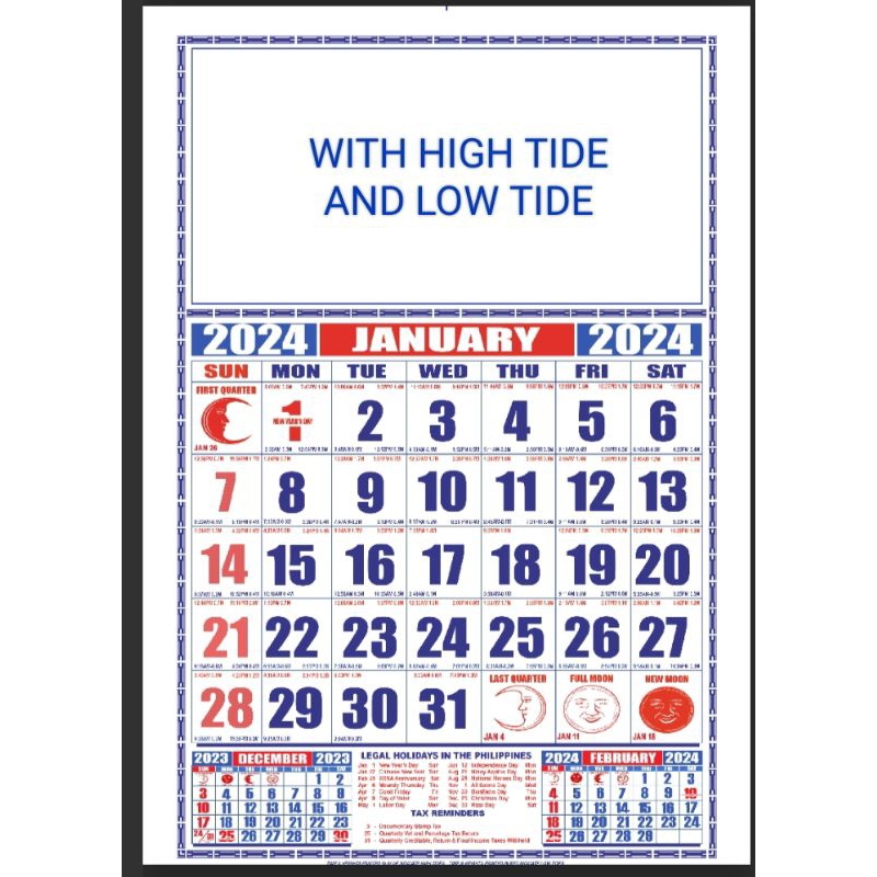 BULK ORDER 2024 COMMERCIAL CALENDAR CUSTOMIZED DISCOUNTED Shopee