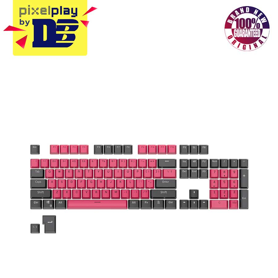 Royal Kludge PBT Doubleshot LED Through Keycaps 104 Keys (PBT2-17 ...