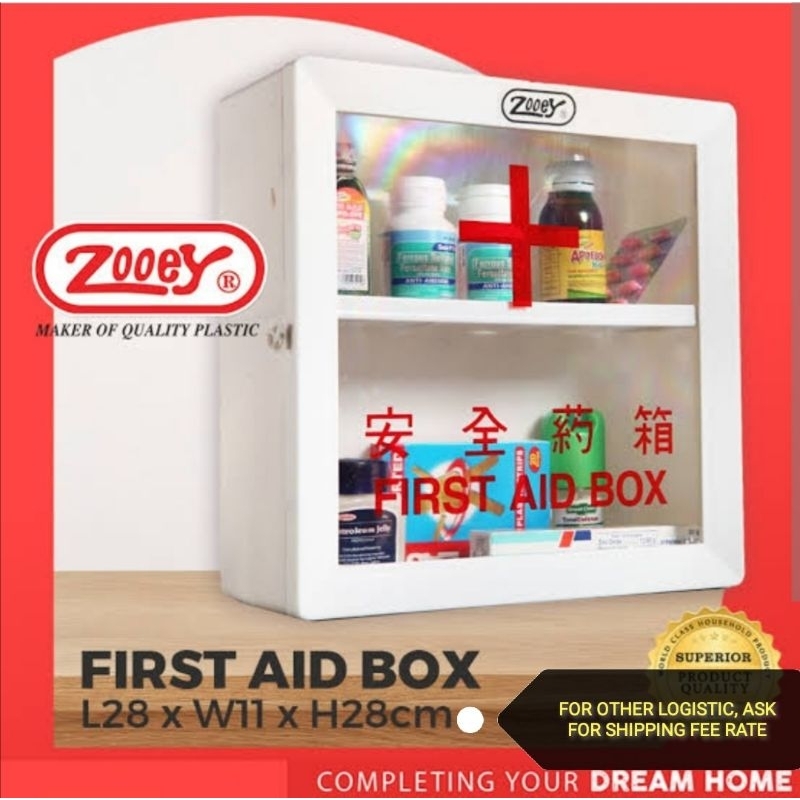 zooey first aid box medicine (for other logistic, sf not yet