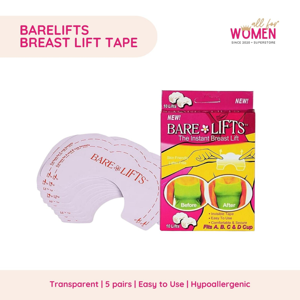 BARELIFT Breast Lift Tape Boob Lift Tape Boob Shaper Instant Breast Lift Breast Tape | Shopee