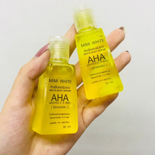 AHA MiMi White Body Serum Whitening Lightening Gel 30mL