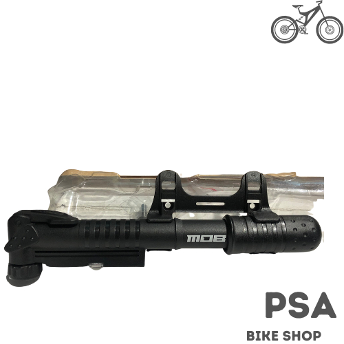 PSA MOB BICYCLE HAND PUMP WITH PSI GAUGE DUAL ACTION FOR PRESTA AND SCHRADER VALVE