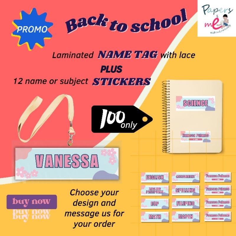 laminated-cartoon-name-tag-name-plate-subject-sticker-shopee