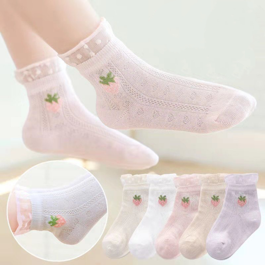 Medyas Para Sa 5-8 Taong Gulang Komportable Breathable Cotton Kids ...