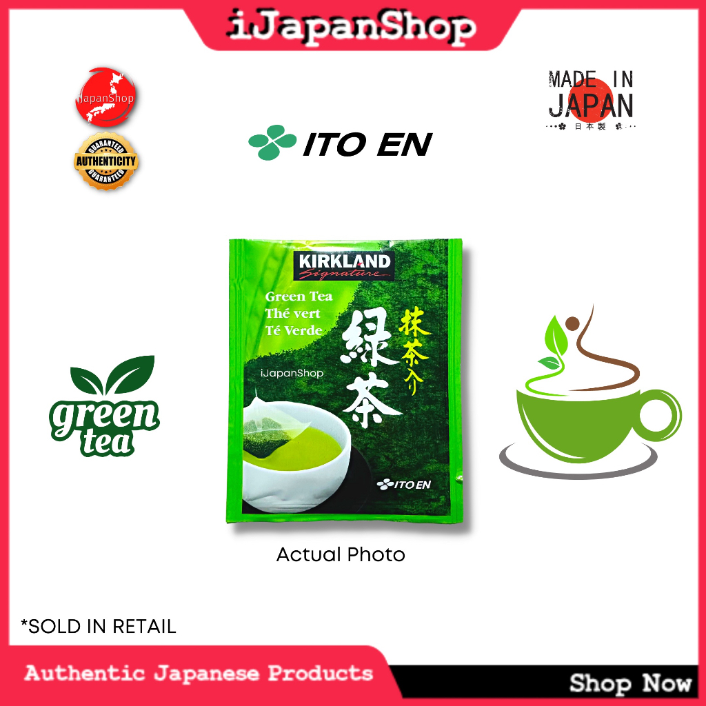 Ito En Green Tea with Matcha and Sencha Tea Bag 1 Sachet Retail Only