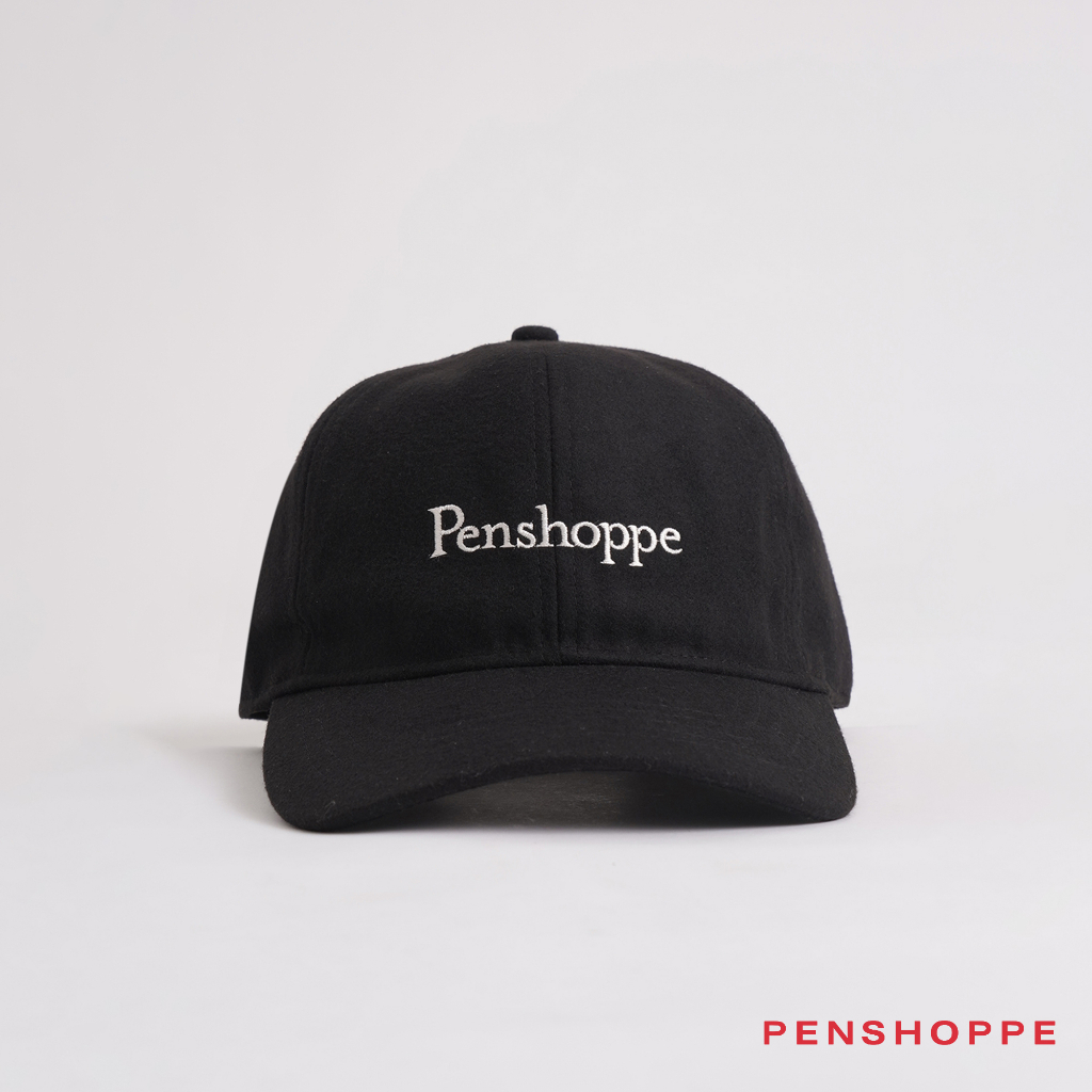 Penshoppe Classic Cap with Embroidery For Men (Black/Pale Green ...