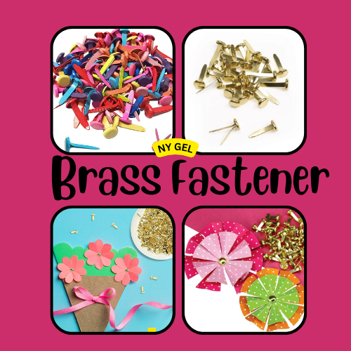 Brass Fasteners Brass Metal Paper Fasteners for Craft & Scrapbooking