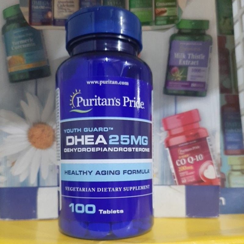 Dhea 25 Mg 100 Tablets Expiry May 2025 Healthy Aging Formula Puritan S Pride Shopee Philippines