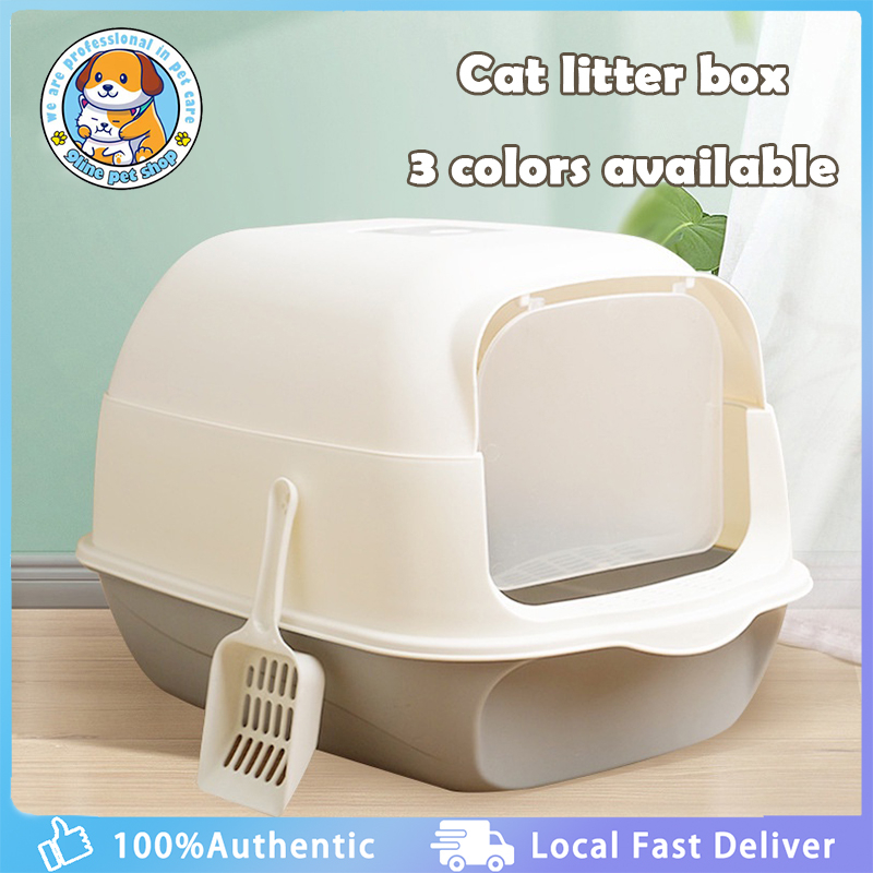 Cat Litter Box With Scoop Kitten Litter Box Cat Toilet Deodorization