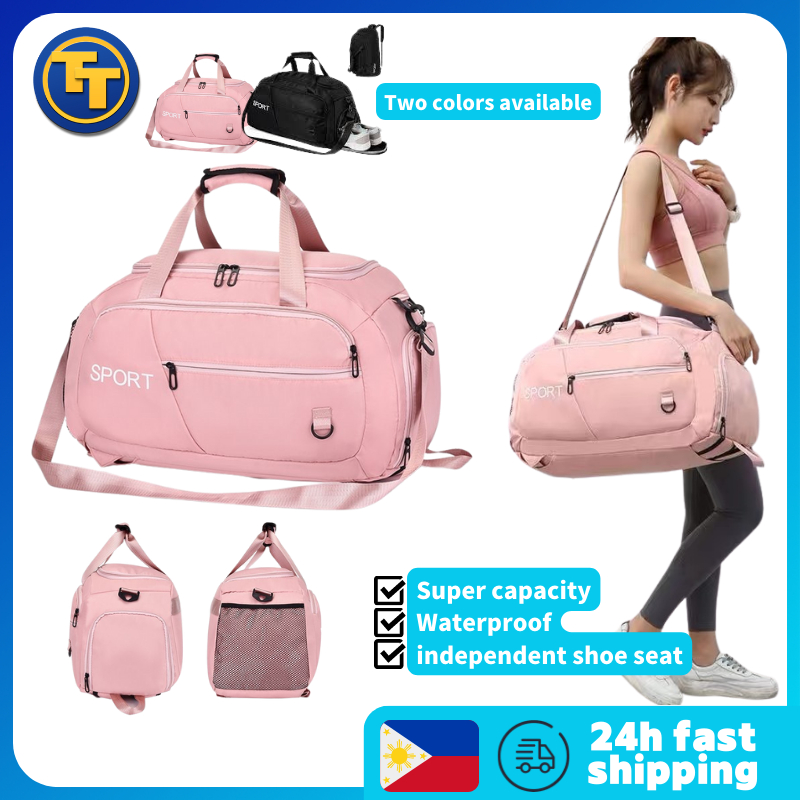 travel bag backpack independent shoe compartment dry and wet