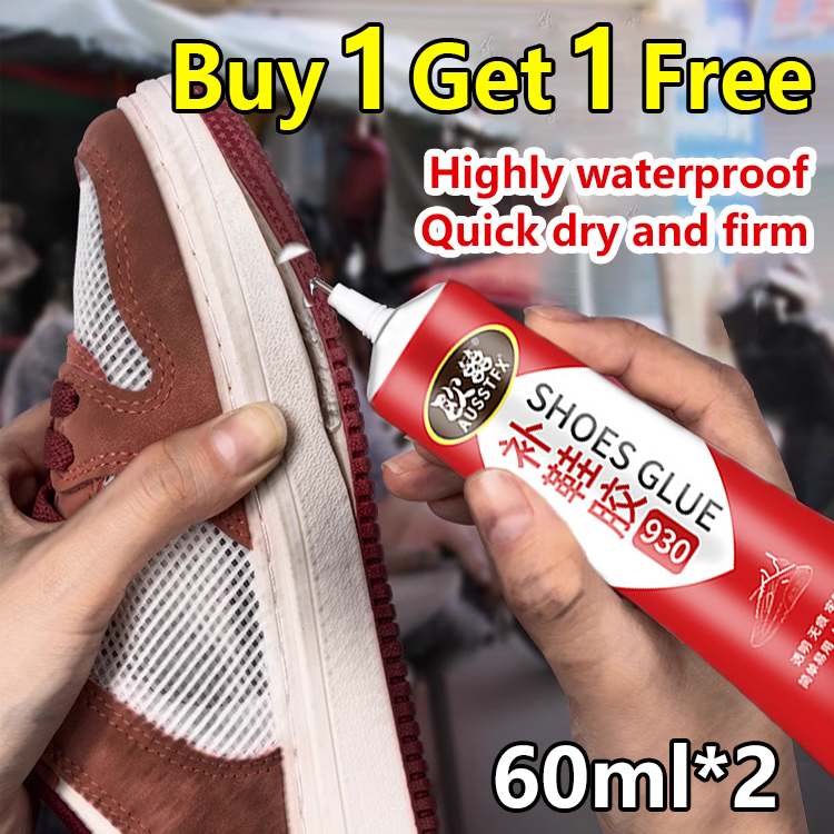 Shoe Glue for Rubber Shoes Waterproof Barge Cement for Shoes