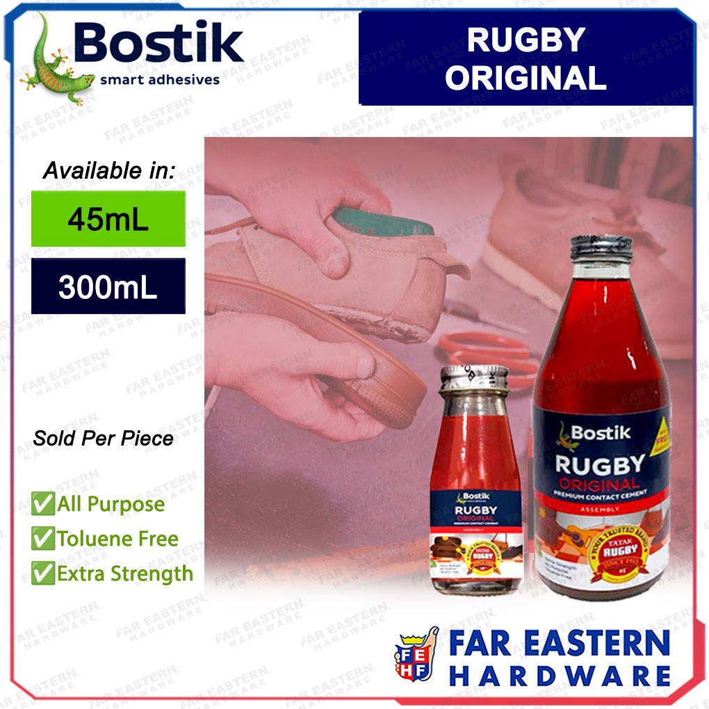 BOSTIK Rugby Original Premium Contact Cement 45mL | 300mL | Shopee ...